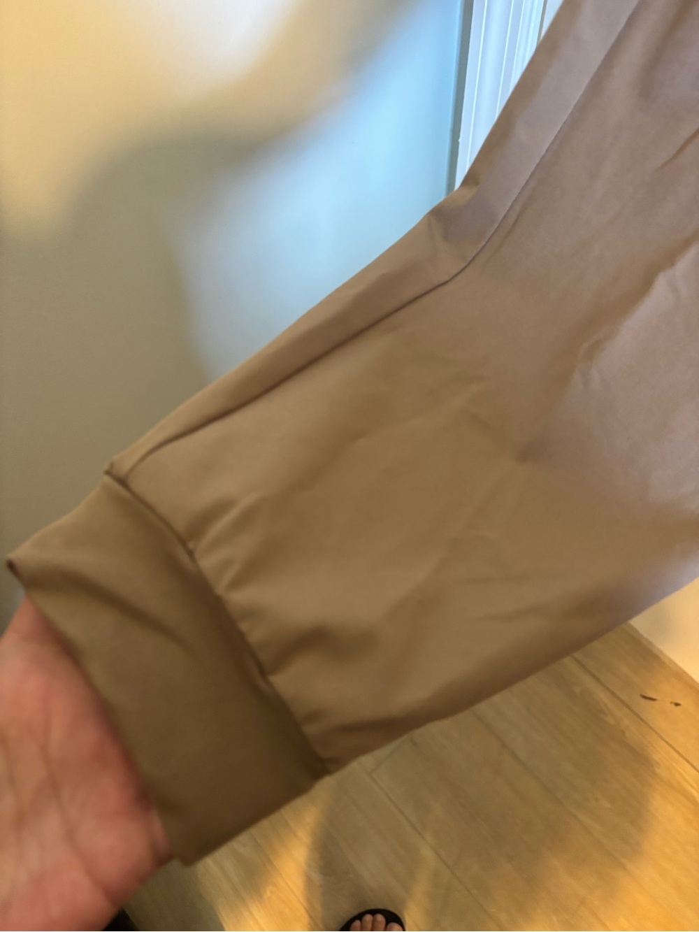 😍FLX Men's Casual Elastic-Waist Jogger Pants - Tan SZ Medium - Picture 3 of 6